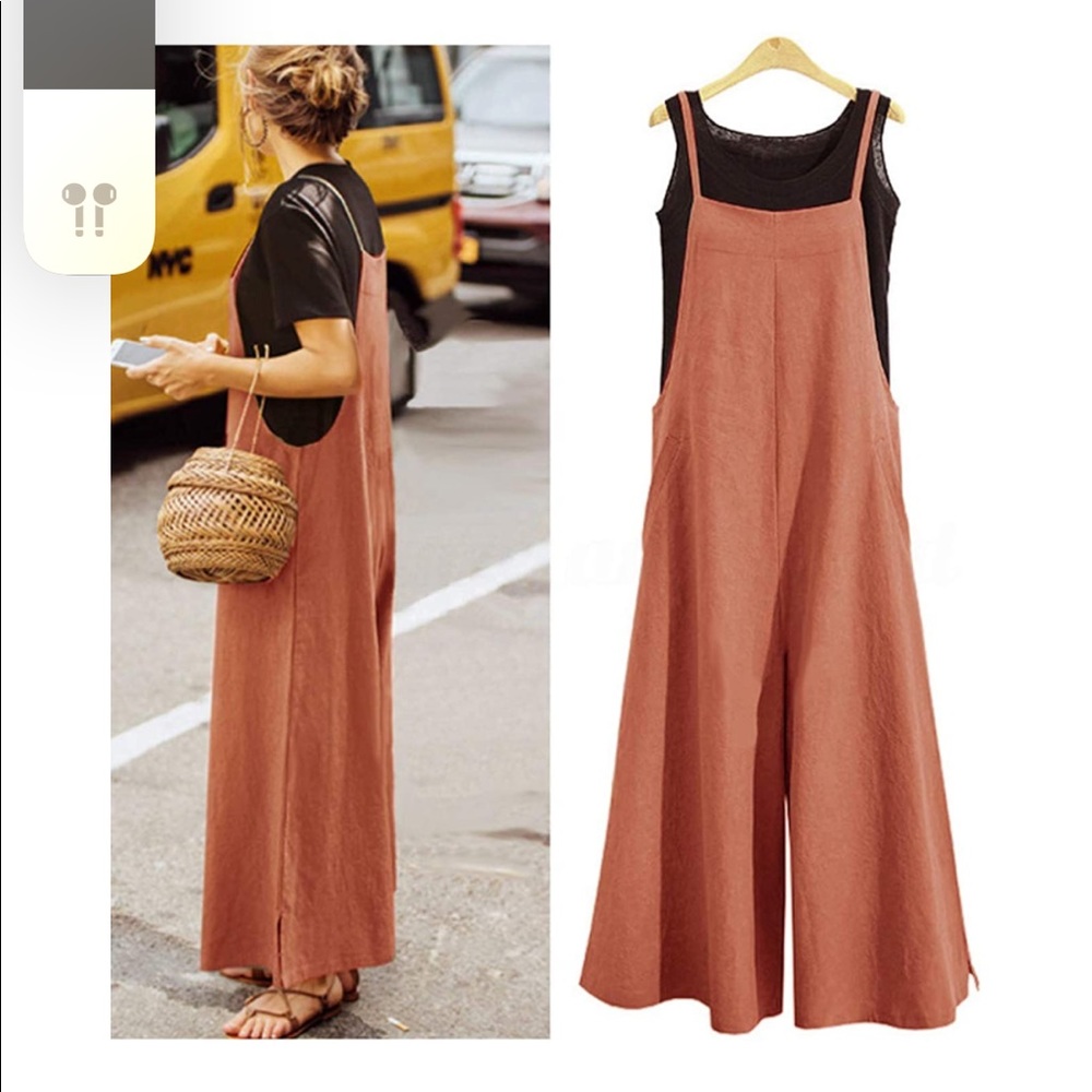 Casual Cotton Overalls